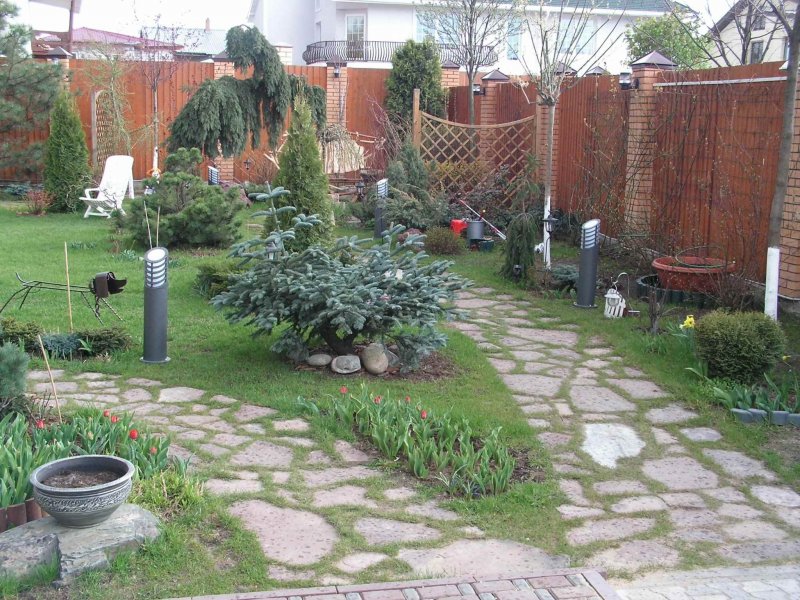 Планировка дорожек на дачном участке