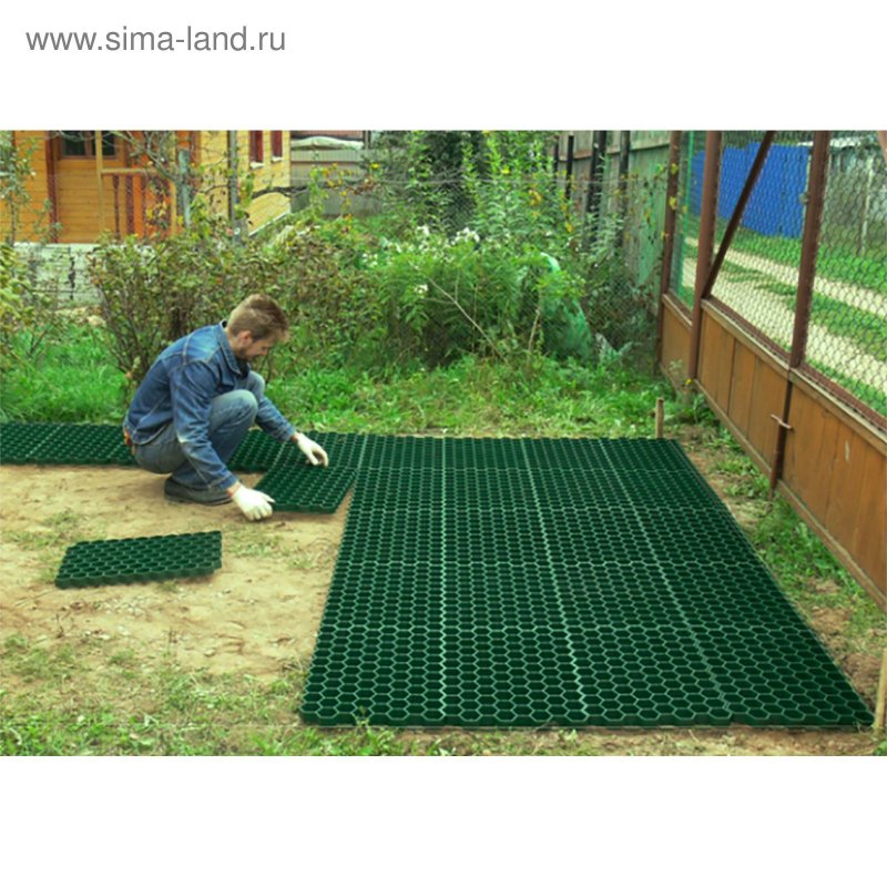 Решетка газонная Vortex 55х34х3,2 cм