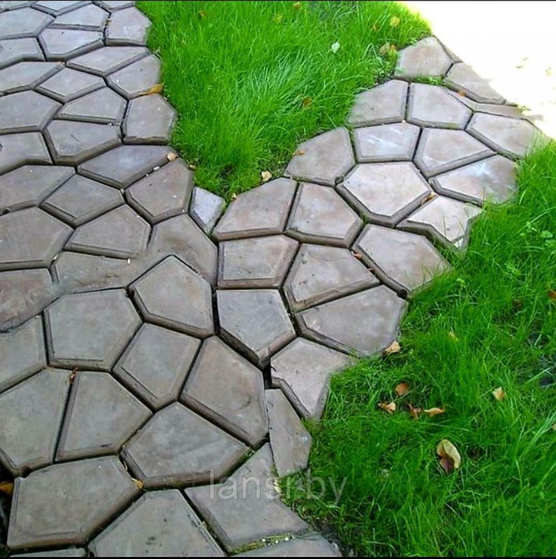 Форма для отливки садовых дорожек 50*50*6см Vortex / 2