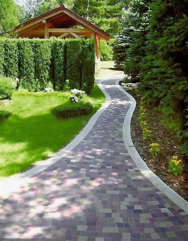 Дорожки из тротуарной плитки