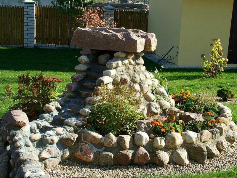 Ландшафтные горки из камней