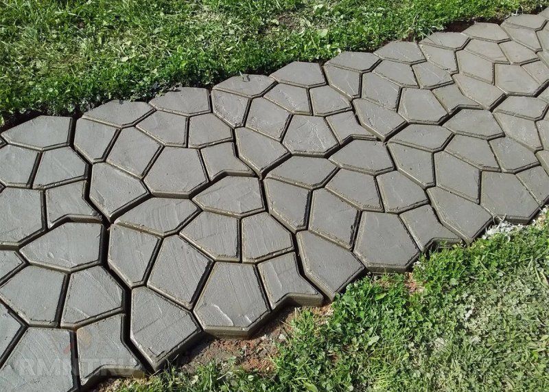 Садовые дорожки из бетона