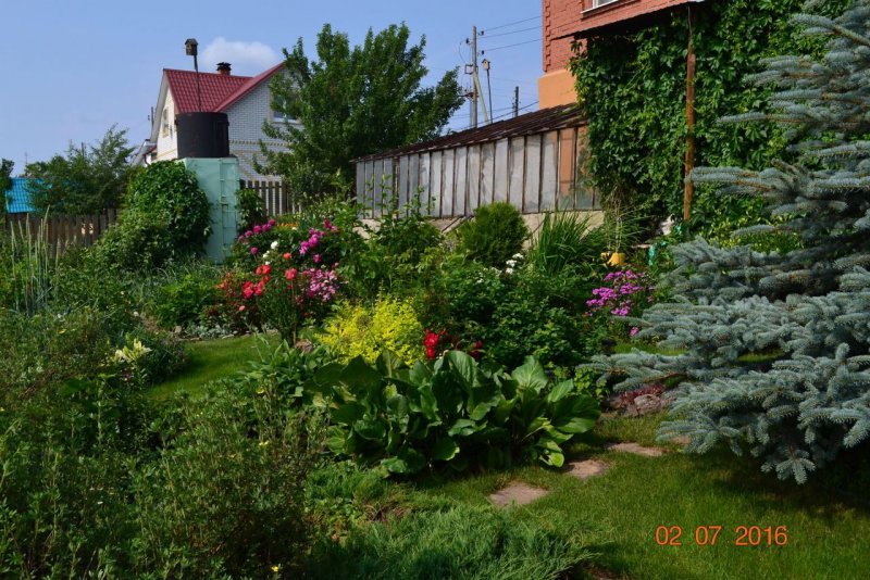 Красивые садовые участки на Урале