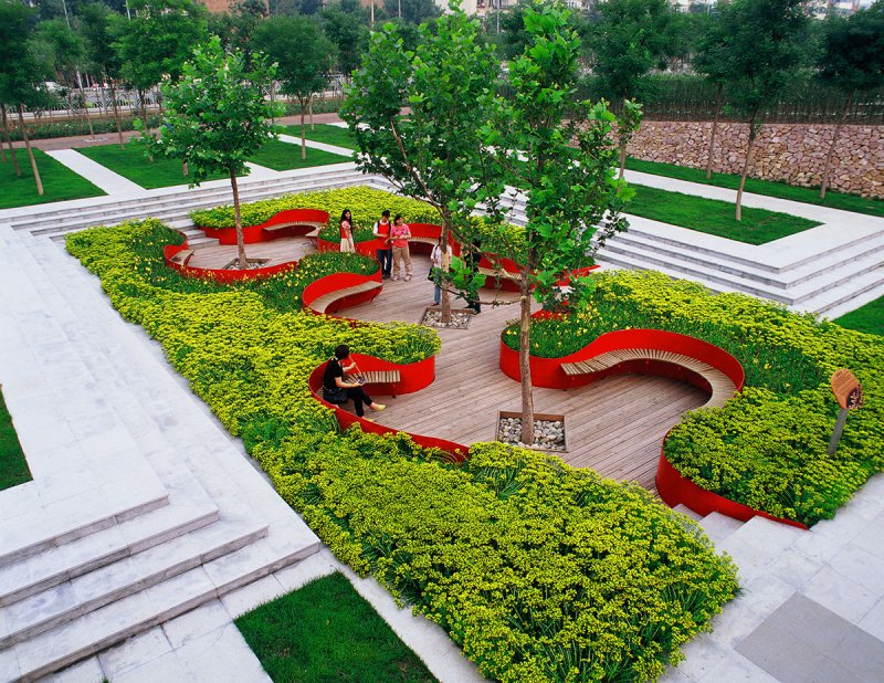 Городской парк Qiaoyuan (Тяньцзинь, Китай)