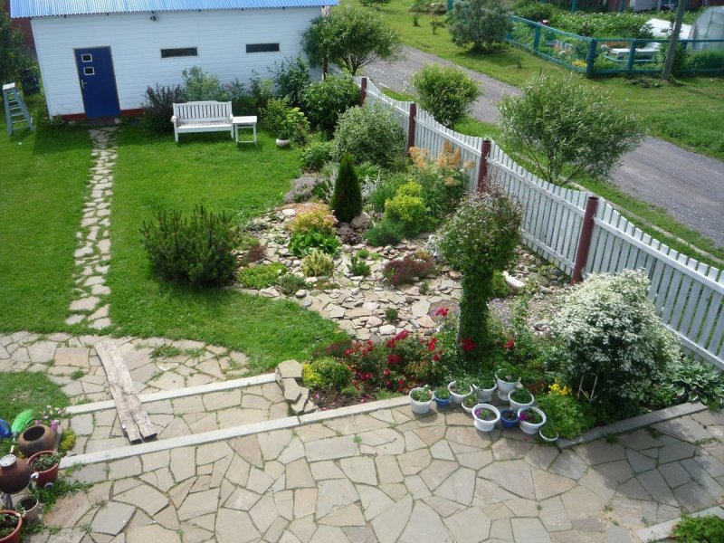 Ландшафт дачи 5 соток