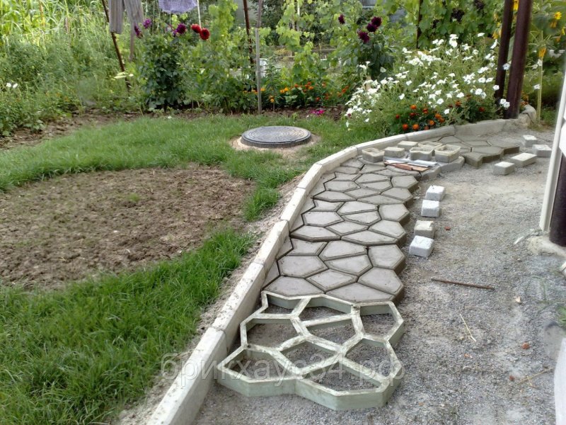 Садовые дорожки из бетона
