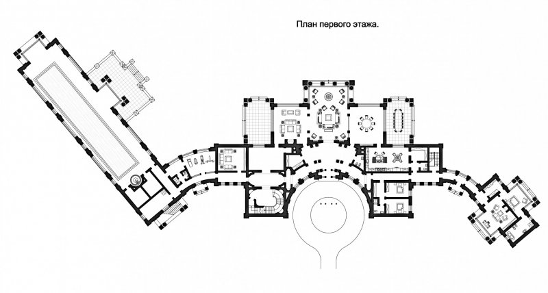 Планировка старинных усадеб