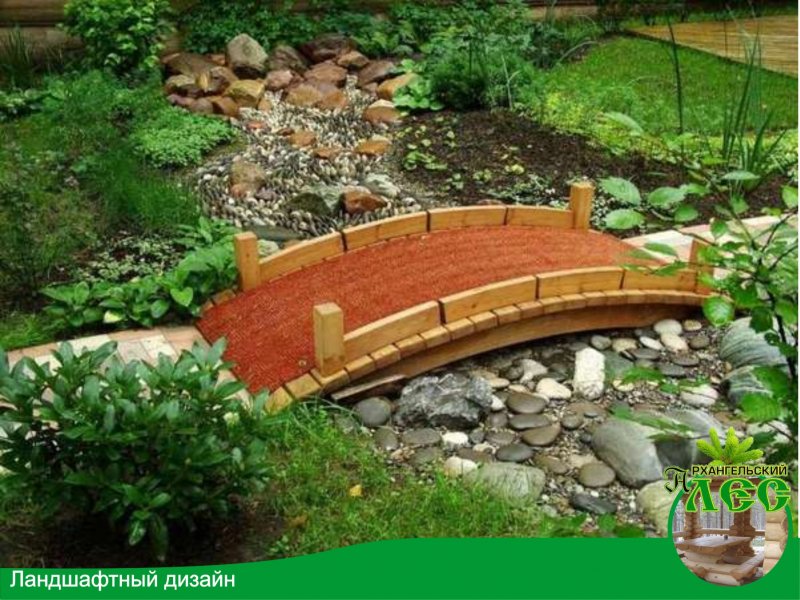Декоративные мостики для дачных участков
