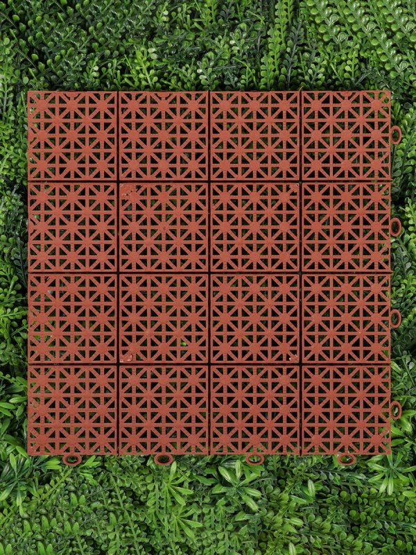 Покрытие плитка Садовая 30*30см 4шт зел КП(6)
