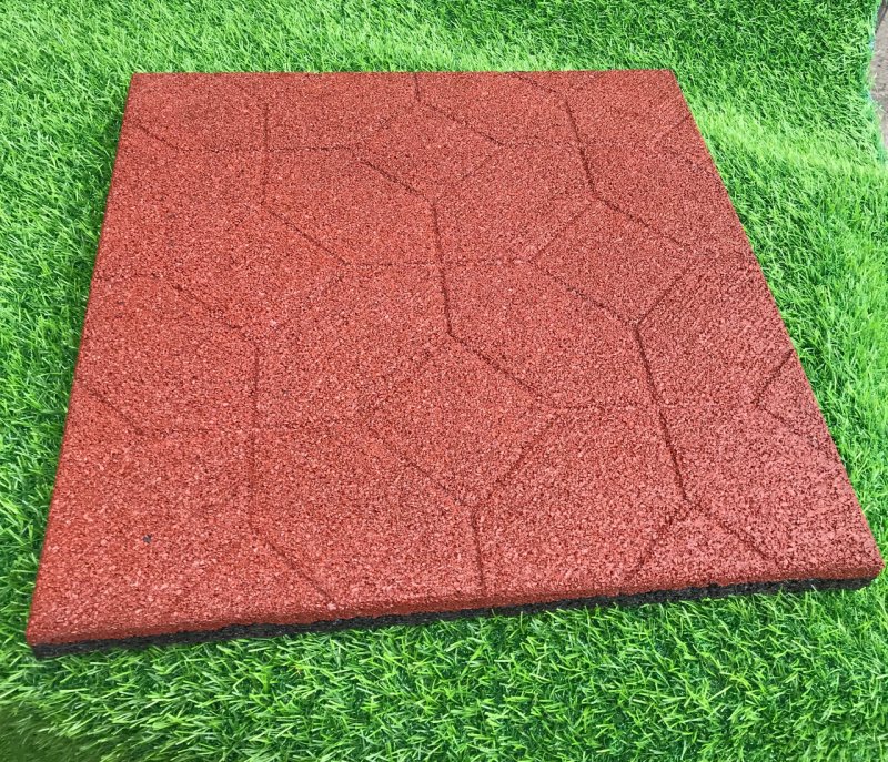 Плитка из резиновой крошки 1000x1000x45мм