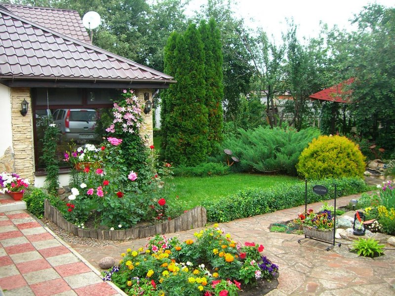 Красивая планировка дачного участка
