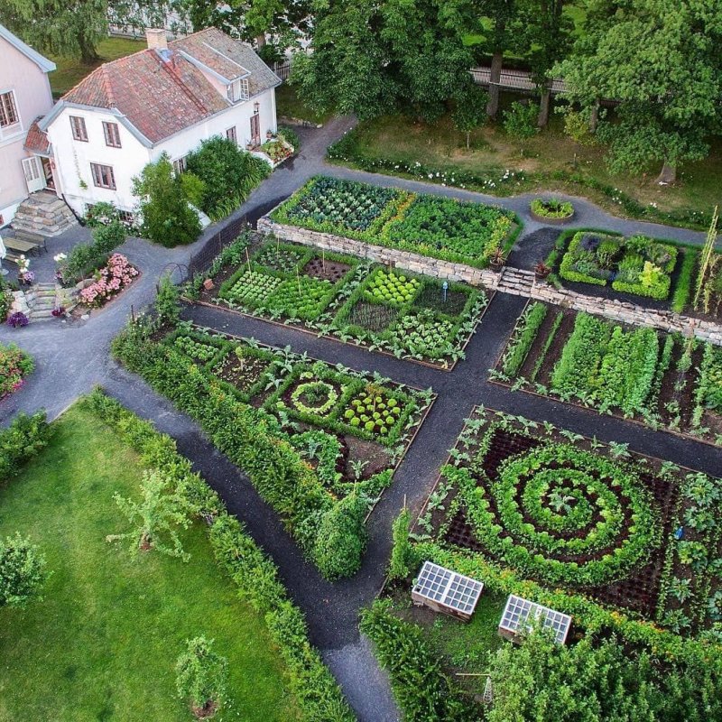 Планировка сада Пермакультура