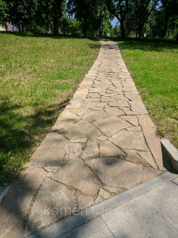 Режевской плитняк брусчатка
