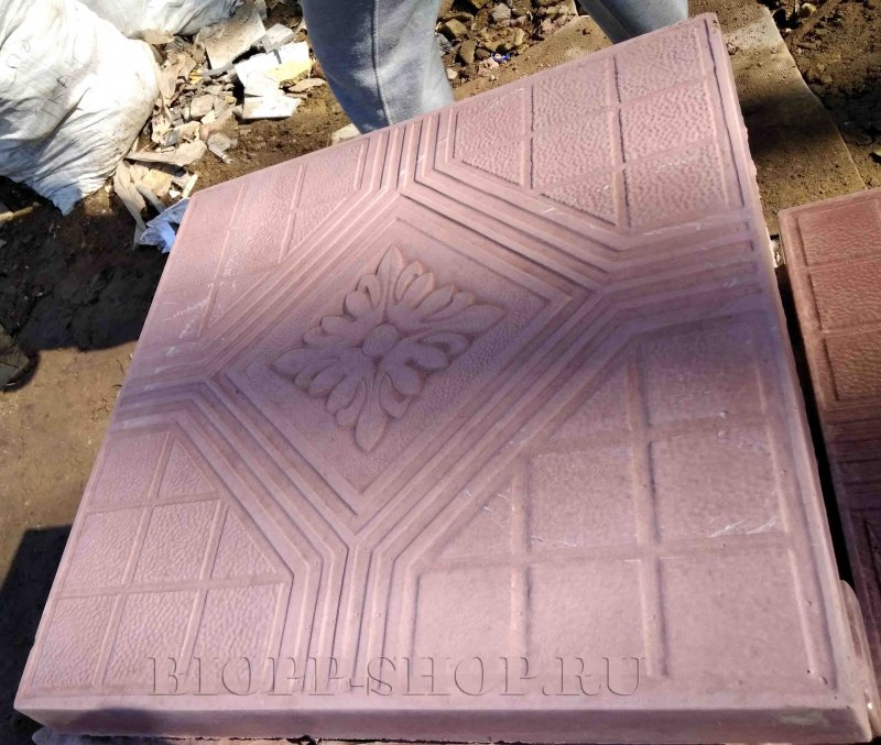 Плитка тротуарная 500х500х50 ЖБИ