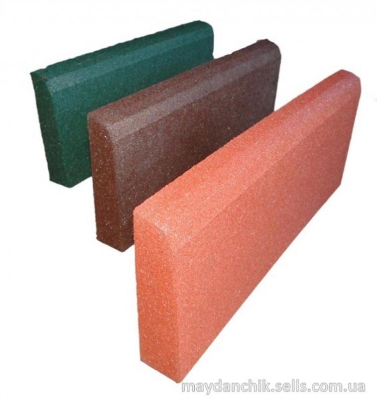 Резиновый бордюр ECOSTEP 500х260х58