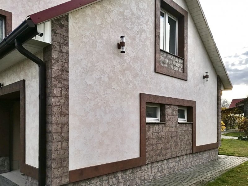 Travertino Romano штукатурка facad