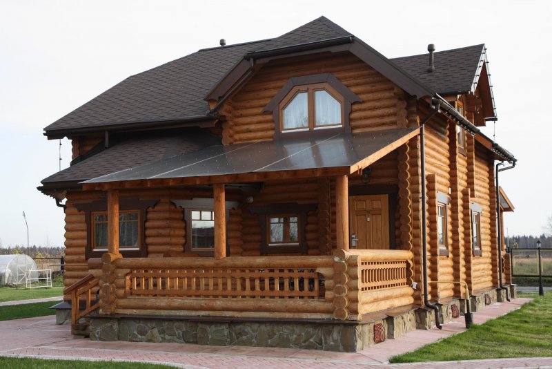Оцилиндрованное бревно дом