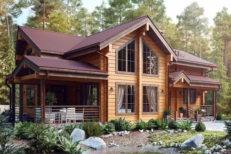 Дом из клееного бруса good Wood