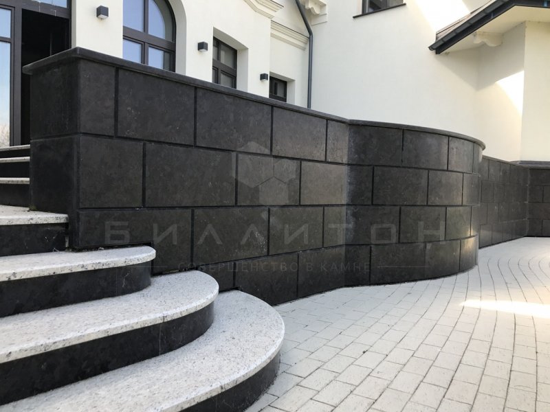 Мрамор, гранит, травертин, Диорит, габбро фасад