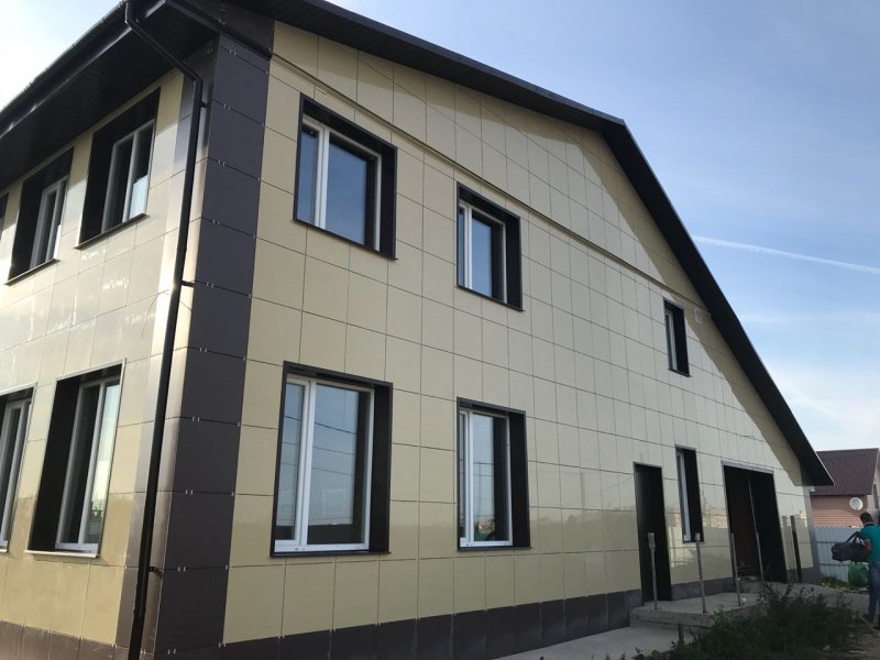 Обшивка керамогранитом фасадов