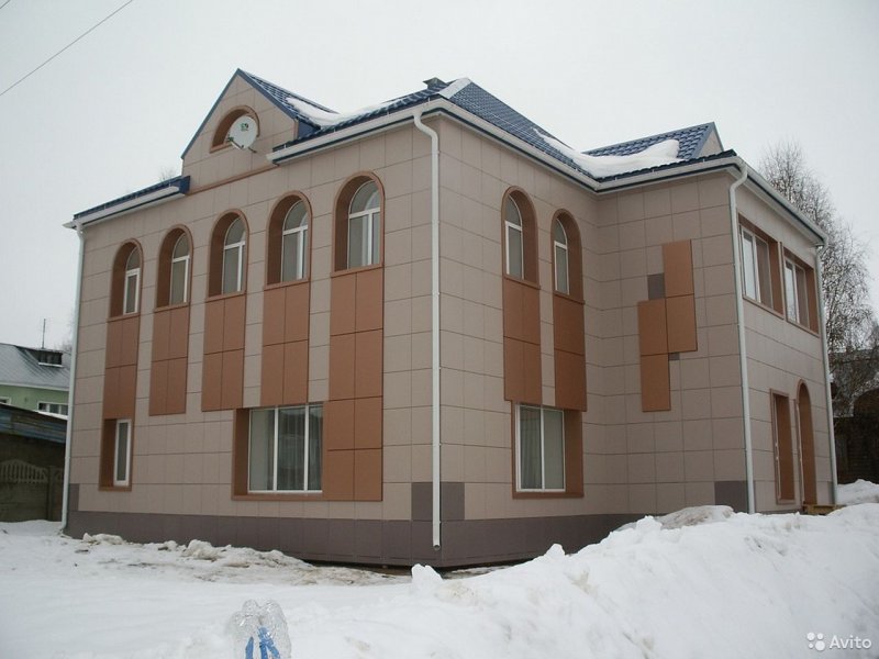 Отделка зданий керамогранитом