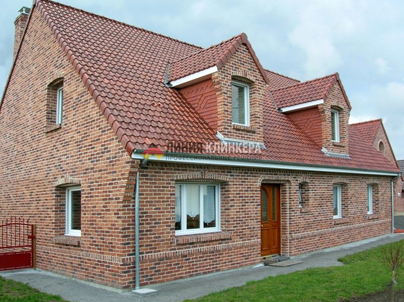 Фасад баварский кирпич