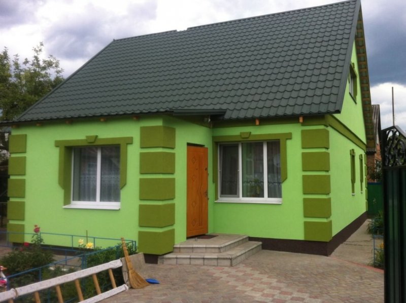 Дом с отделкой Европластом