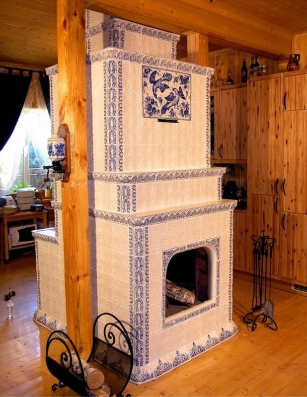 Отделка печи в доме
