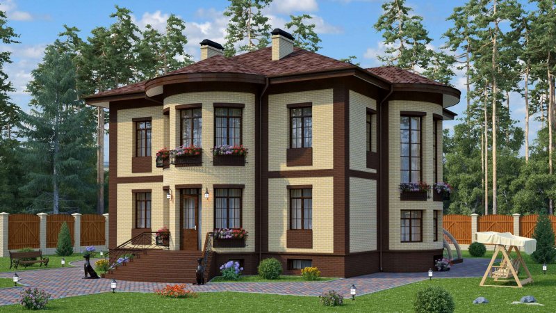 Проект двухэтаженого дом