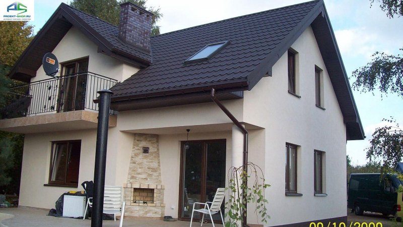 Красивые дома из газобетона (73 фото)