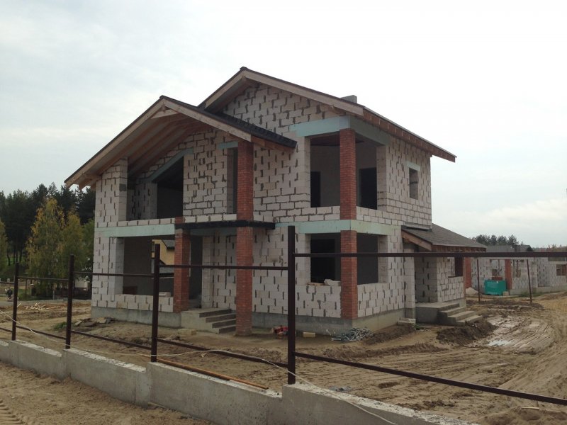 Загородные дома из газобетона