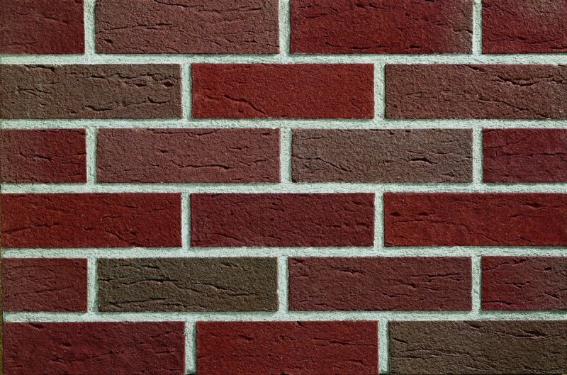 Кирпич АВС altfarben bunt handform-besandelt