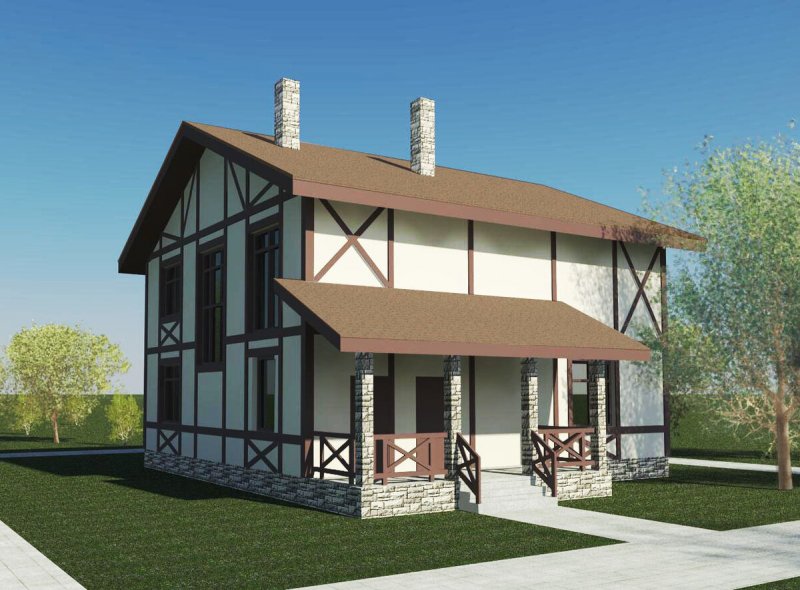 Дуплекс фахверк