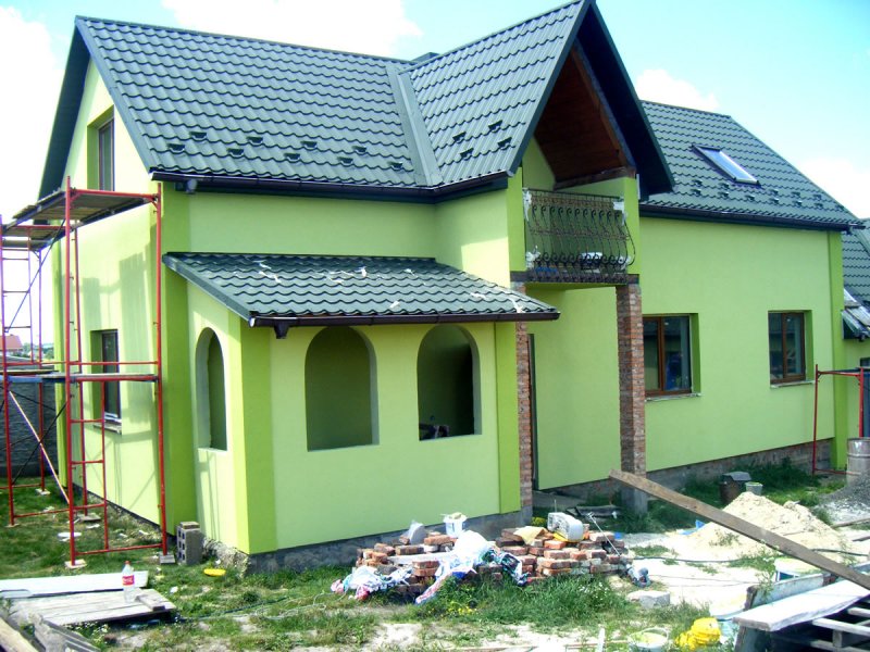 Покраска фасада дома