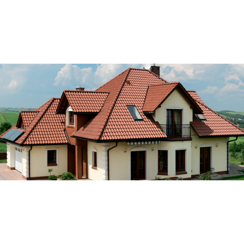 Дом с черепичной крышей