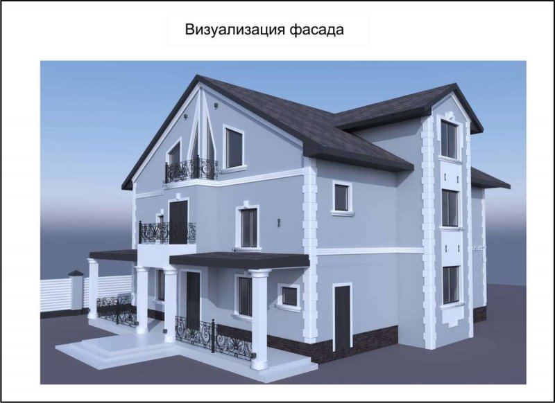 3 Д дизайн фасада здания проект это