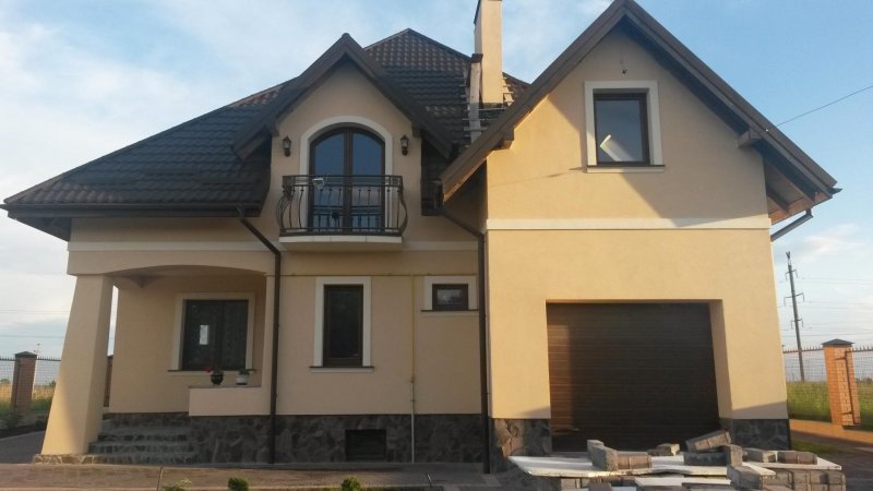 Фасады Баумит терракот