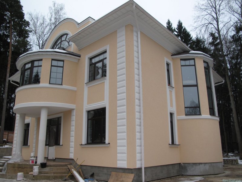 Дом с отделкой Европластом