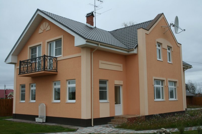 Силикатная фасадная штукатурка