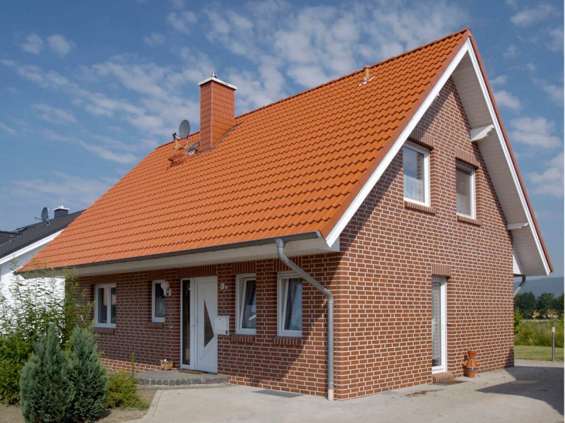 Кирпич k400 Classic carmesi liso Feldhaus Klinker
