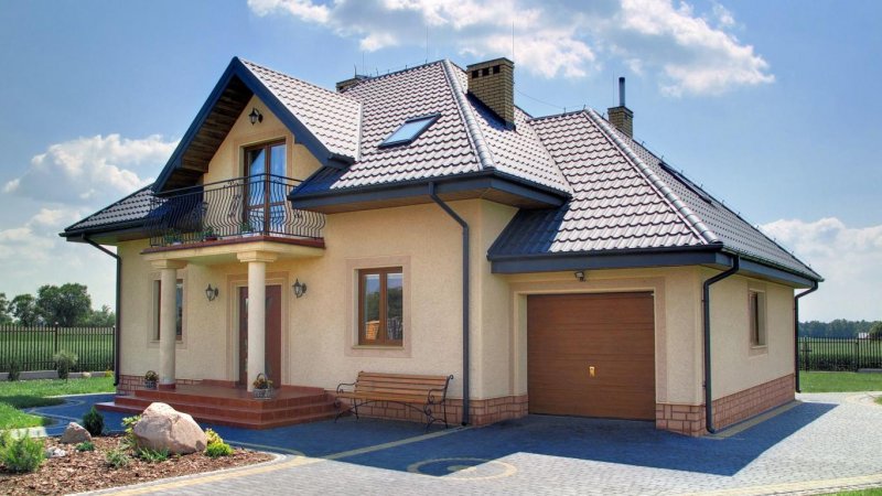 Фасад частного дома