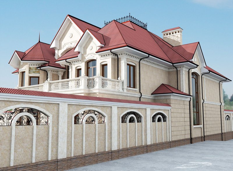 Узбекистон уйлари фасад