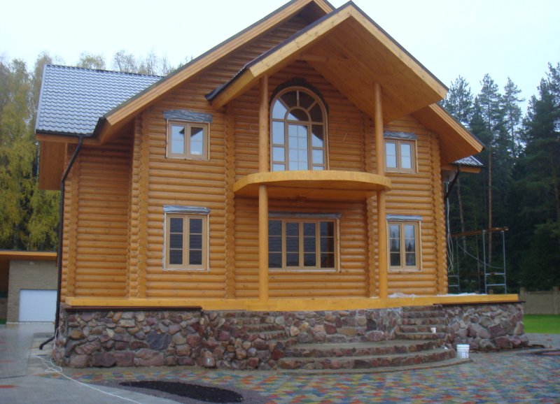 Деревянные дома из бревна снаружи