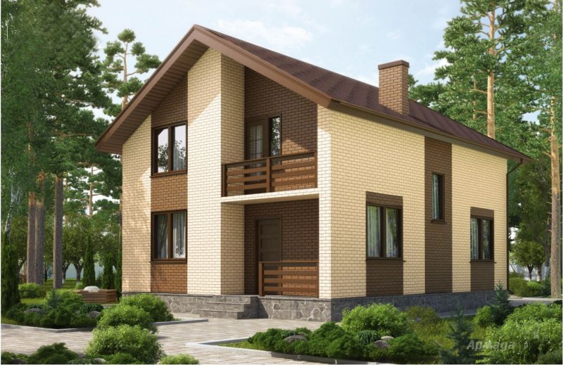 Дом кирпичный 110 кв.м с мансардой