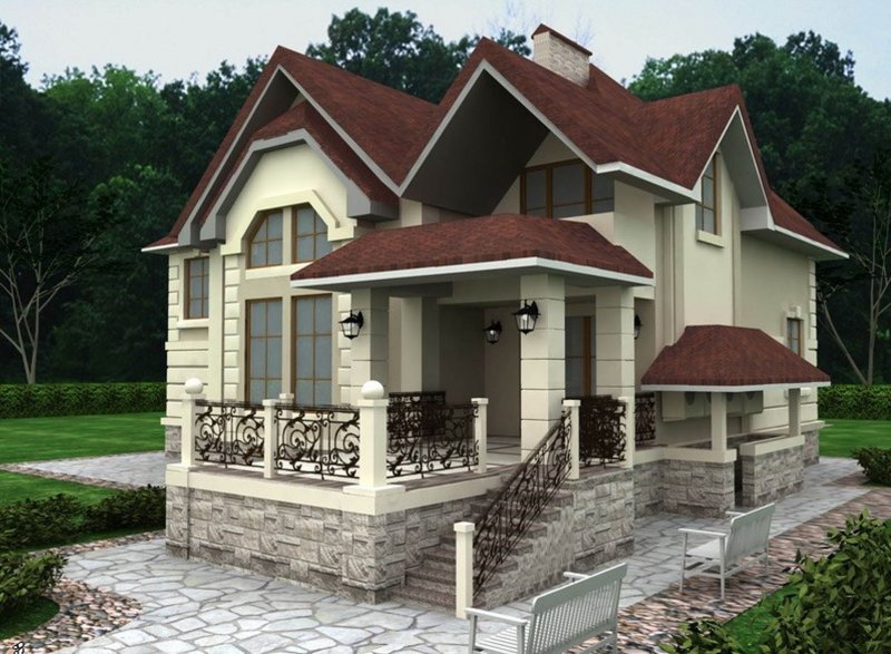 Самые красивые фасады коттеджей