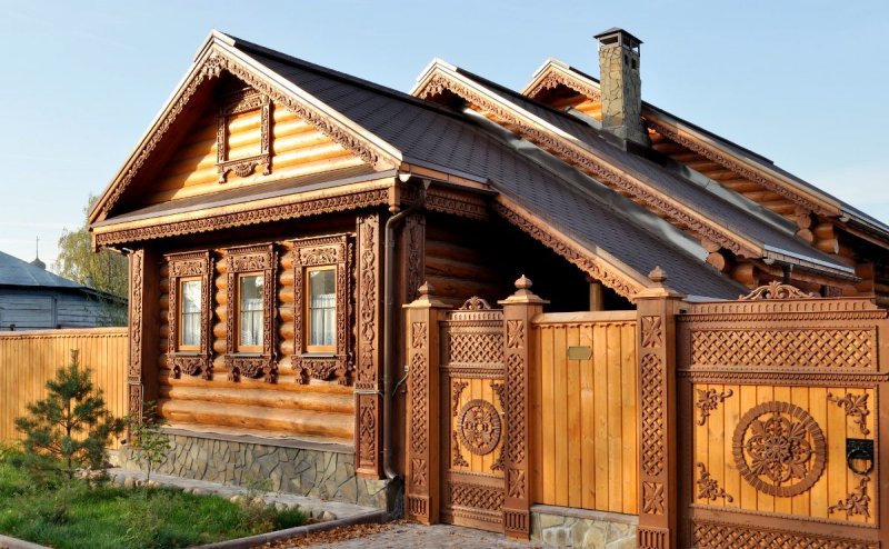 Крыша в русском стиле