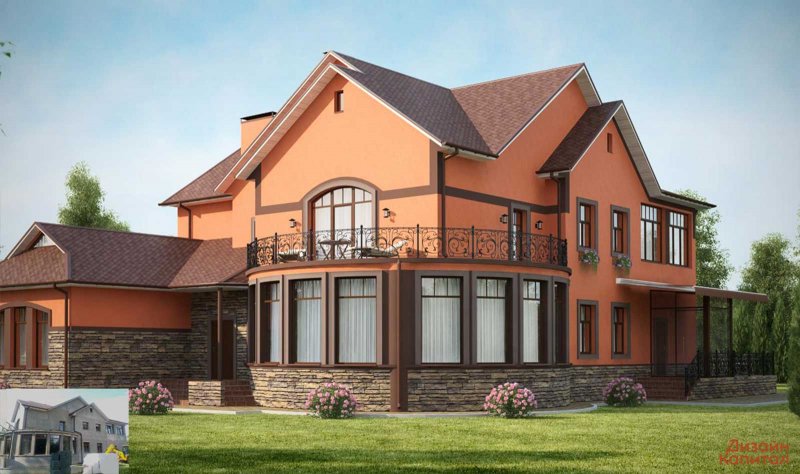 Самые красивые фасады коттеджей