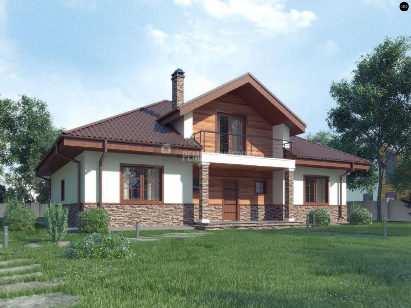 Квадратные дома из кирпича
