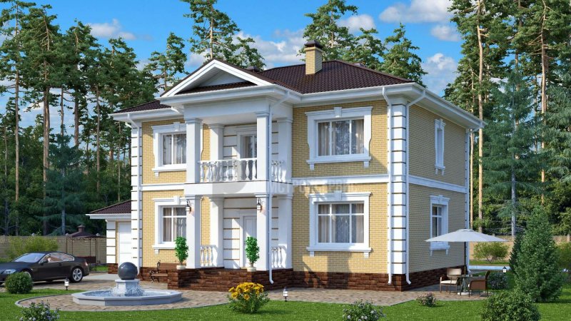 Проекты двухэтажных домов