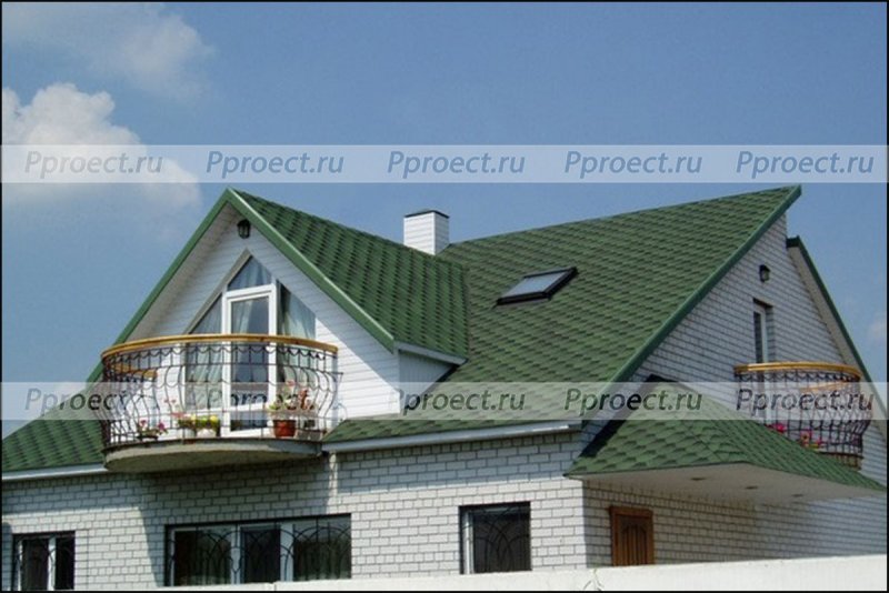 Черепица Тегола Top Shingle Смальто зеленый